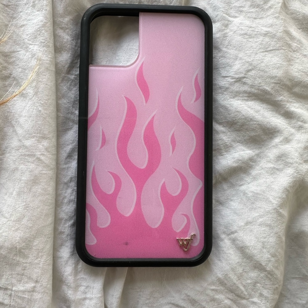 iPhone 11 Pink Flames Wildflower Case